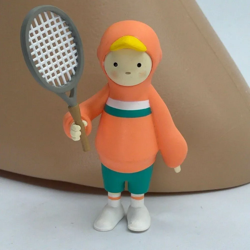 ToyCity  Sueno Play Series stylized character hoodie tennis racket.